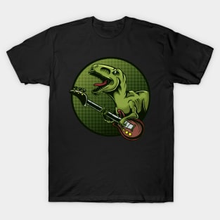 Dinosaur plays guitar T-Shirt